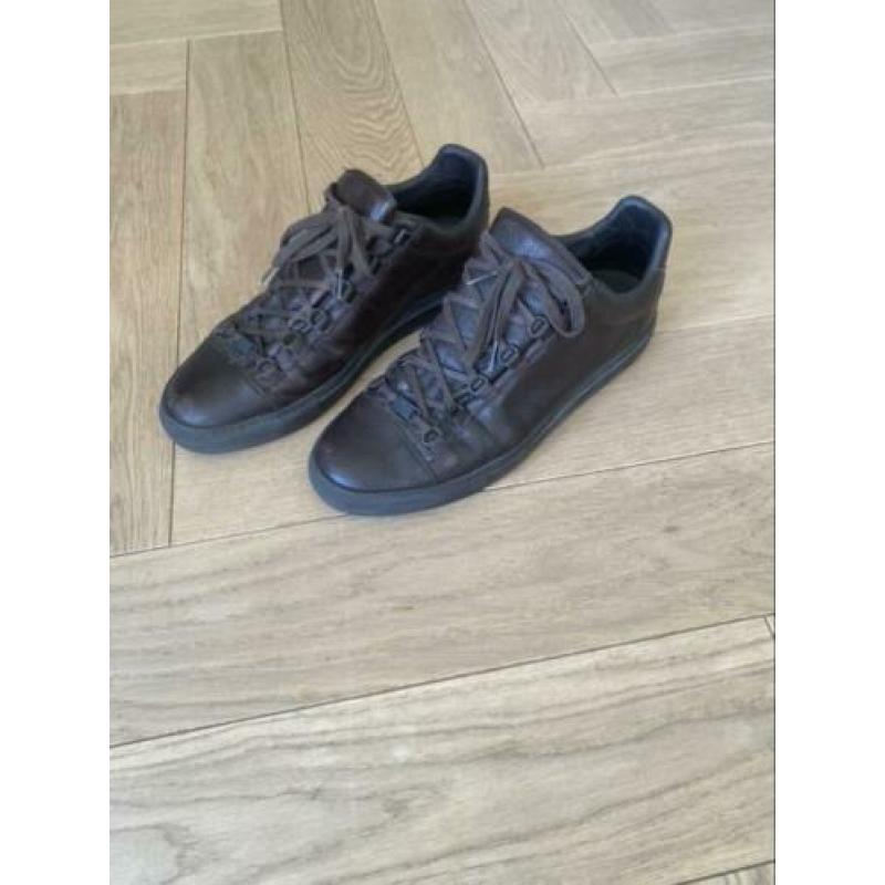 Balenciaga sneakers bruin leer. Nieuwstaat mt.43