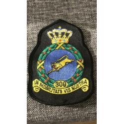 Crown kroon badge 300 sqn Kleur kleine versie