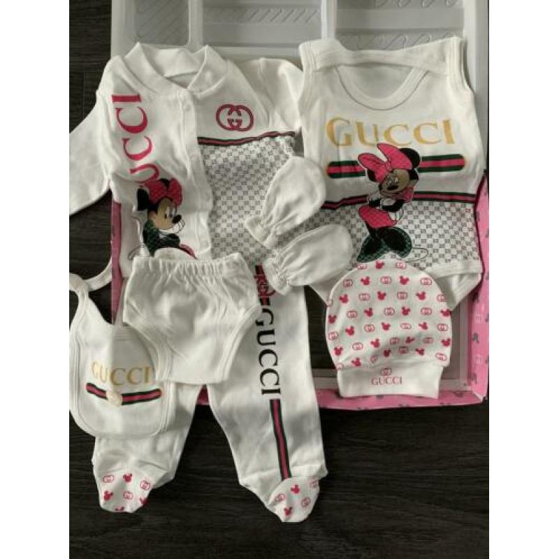 Gucci louis vuitton newborn baby set kraam 3-18 mnd NIEUW