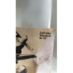 Foto kaart van Duitse Luftwaffe vliegtuig ww2 WO2