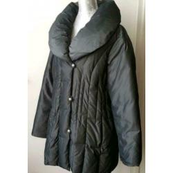Heerlijke warme dons jas Basler Sport line daune maat 44