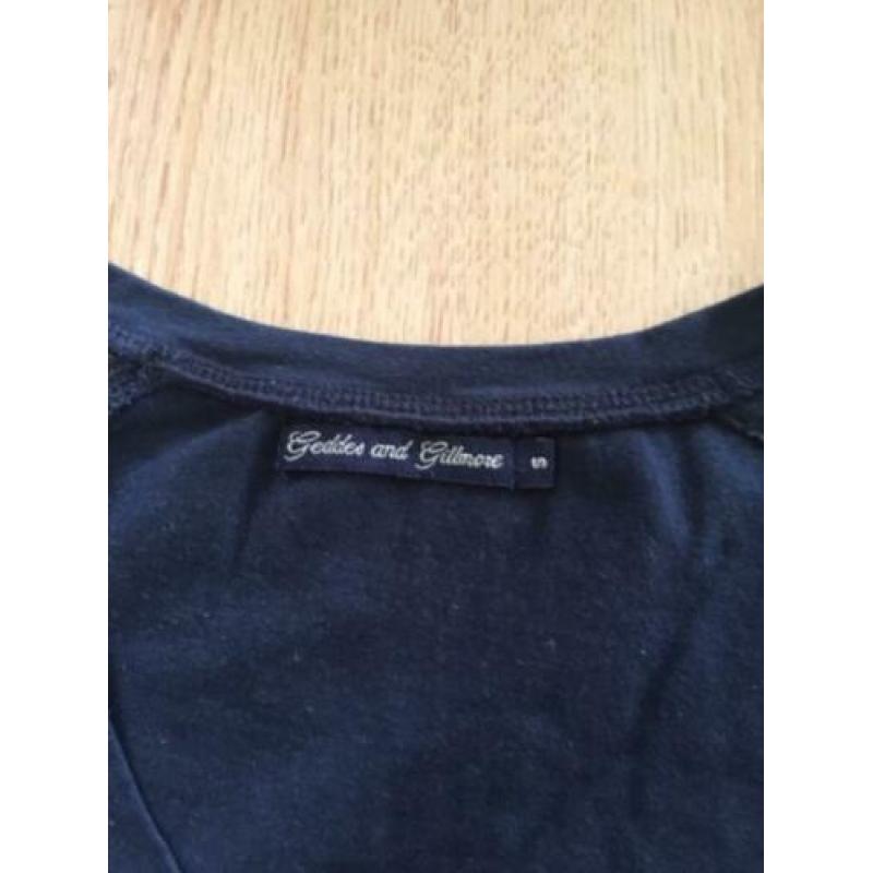 Geddes & Gillmore t-shirt met lange mouwen van kant, maat S