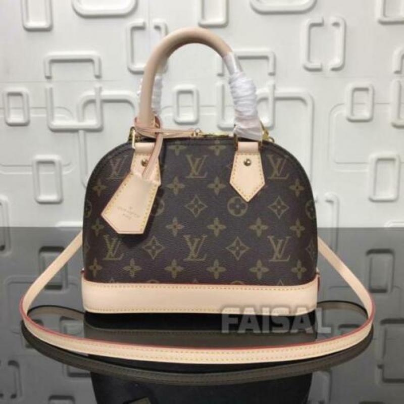 Louis Vuitton Alma Handtas Handbag Schoudertas Creme Alma