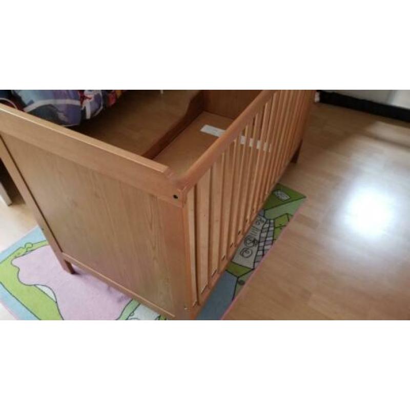 Ikea ledikant babybed incl matras