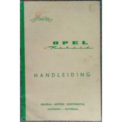 Orgn. ( oude / nieuw ) Opel handleidingen / instructieboekje