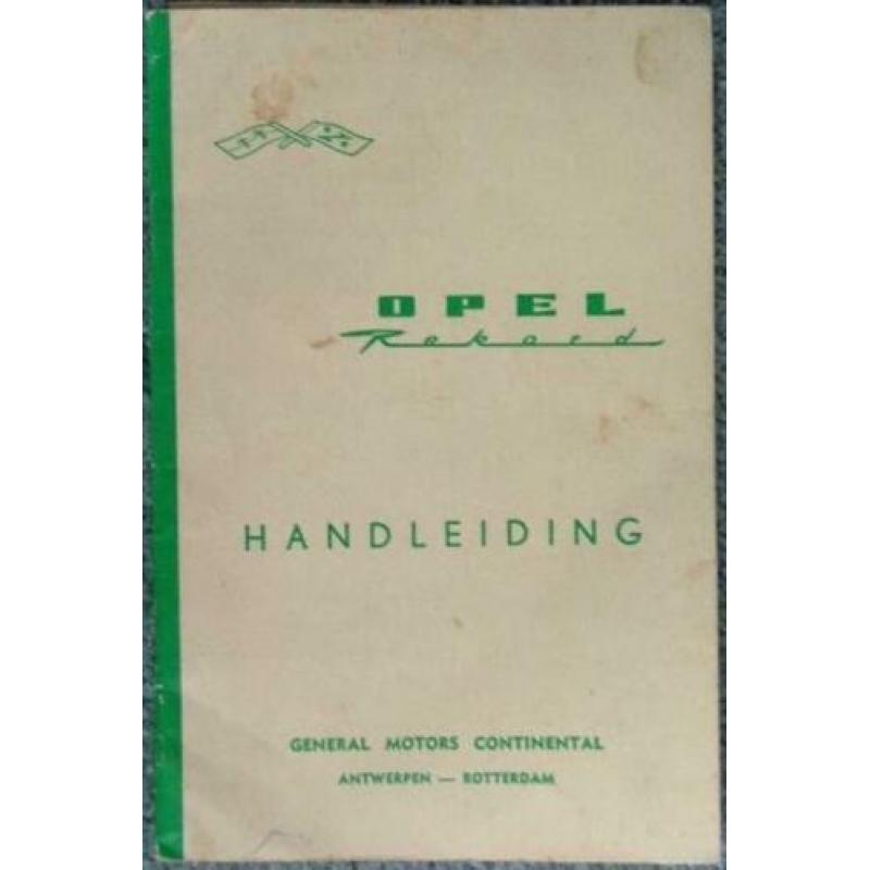 Orgn. ( oude / nieuw ) Opel handleidingen / instructieboekje