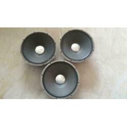 Eminence 12", JBL 15", Sica nieuwe 7" mids. Inruil mogelijk