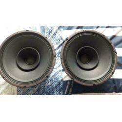 Eminence 12", JBL 15", Sica nieuwe 7" mids. Inruil mogelijk