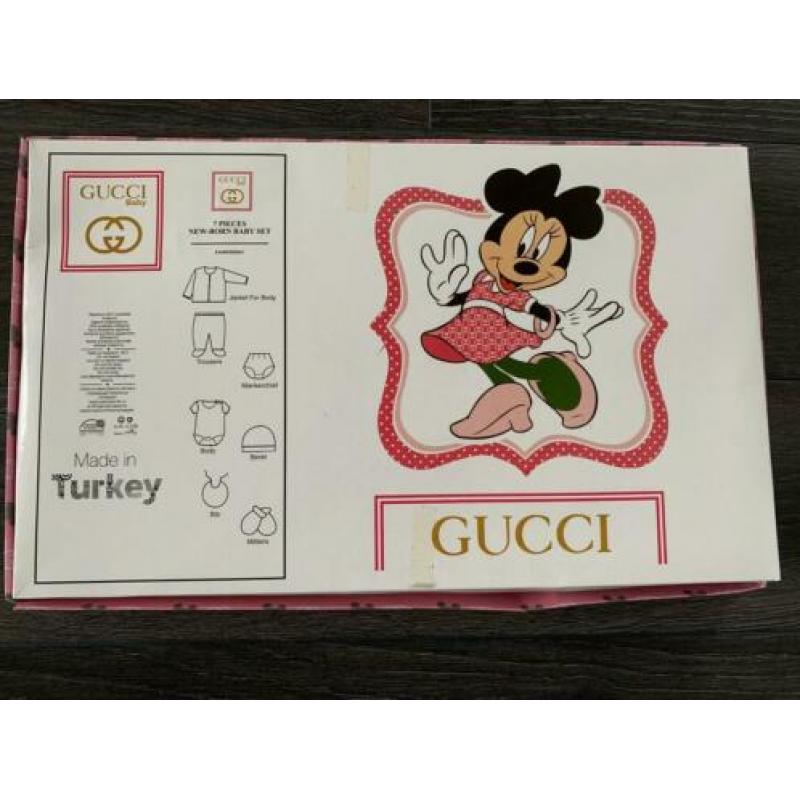 Gucci louis vuitton newborn baby set kraam 3-18 mnd NIEUW