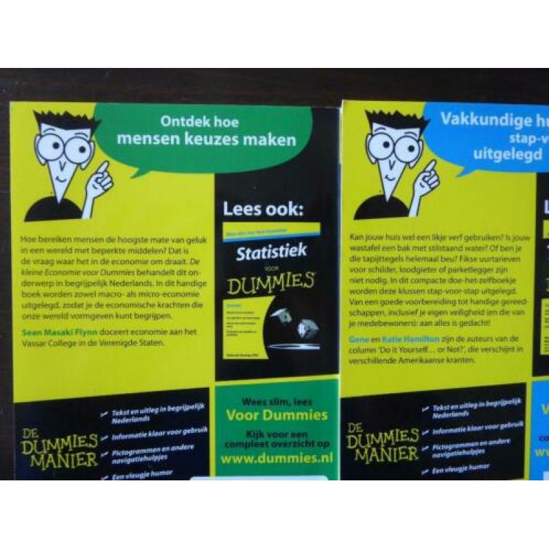 3v2 DE KLEINE ECONOMIE voor DUMMIES + KLUSSEN vr DUMMIES