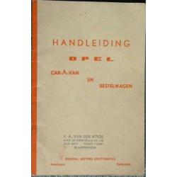 Orgn. ( oude / nieuw ) Opel handleidingen / instructieboekje