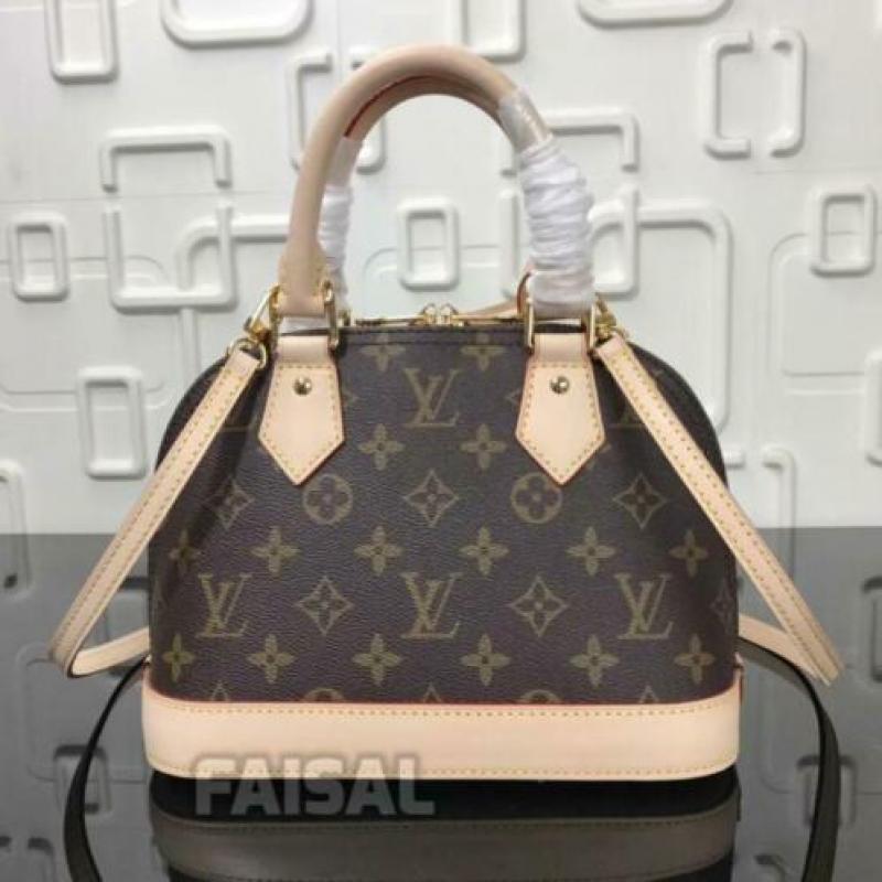 Louis Vuitton Alma Handtas Handbag Schoudertas Creme Alma