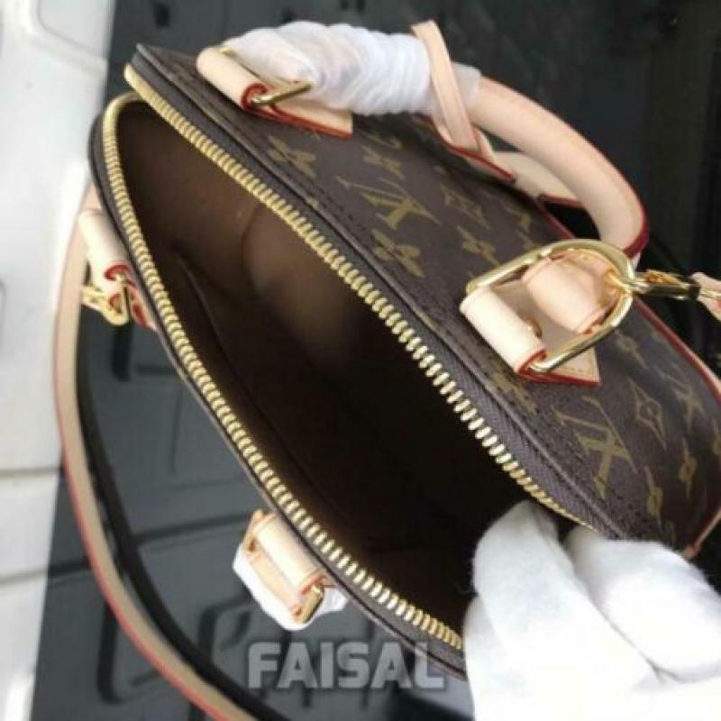 Louis Vuitton Alma Handtas Handbag Schoudertas Creme Alma