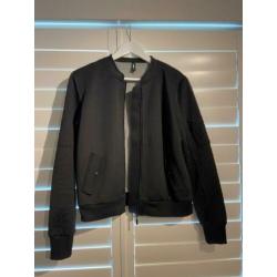 Zwart bomber jack