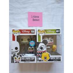 Funko pops nightmare before christmas #158 #461