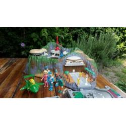 Thunderbirds eiland met speeltjes en video