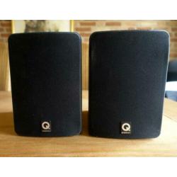 2 luidsprekers van Q Acoustics type 1010i - kersenhout