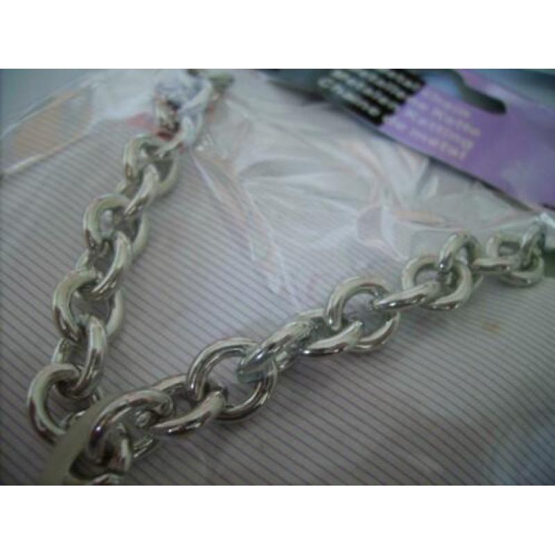 Metalen ketting nickel free 1 meter