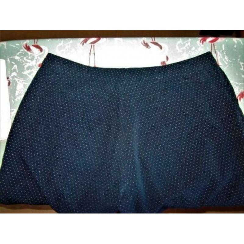 Rosner Daggy Capri Länge blauw met wit stipje Mt 42