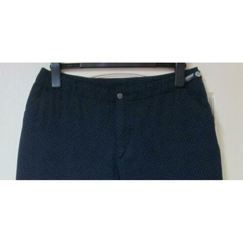 Rosner Daggy Capri Länge blauw met wit stipje Mt 42