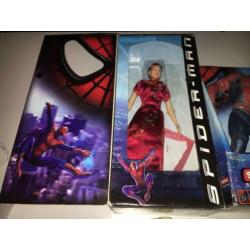 Spiderman en Mary Jane filmpoppen toy biz marvel 30 cm