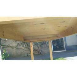 Stevige houten werkbank