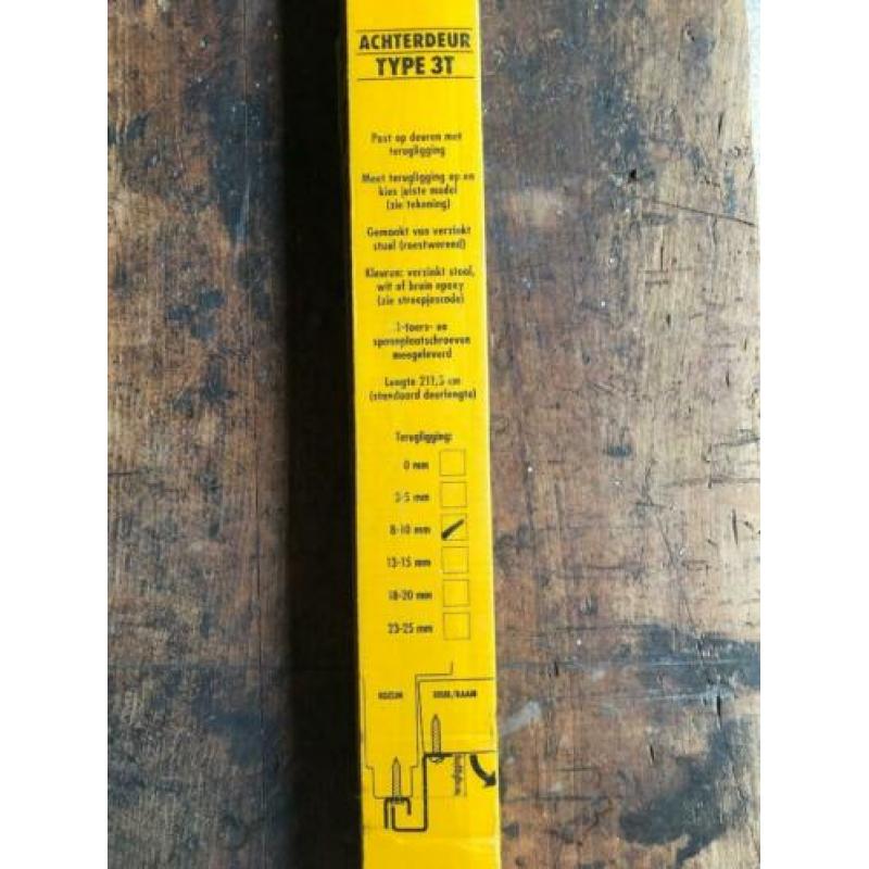SECUSTRIP Anti inbraak strip achterdeur type 3T kleur: wit