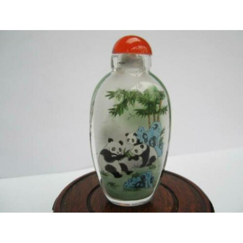 Chinese handbeschilderde snuff bottle, snuifflesje.5331#