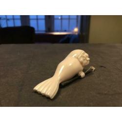 Shaman spirit walrus, ivory bone