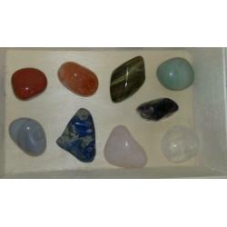chakra set lapis lazuli bergkristal tijgeroog amethist jade