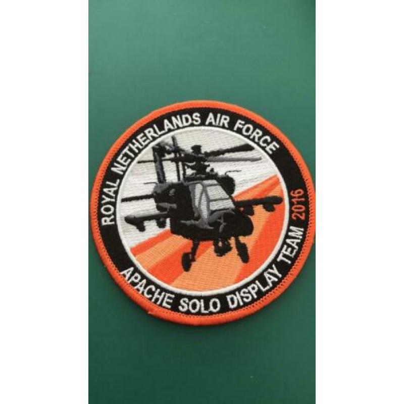 Patch RNLAF AH-64 Apache solo display team 2016