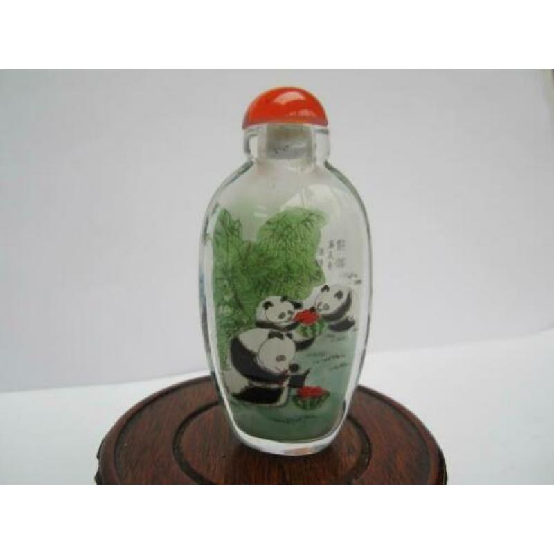 Chinese handbeschilderde snuff bottle, snuifflesje.5331#