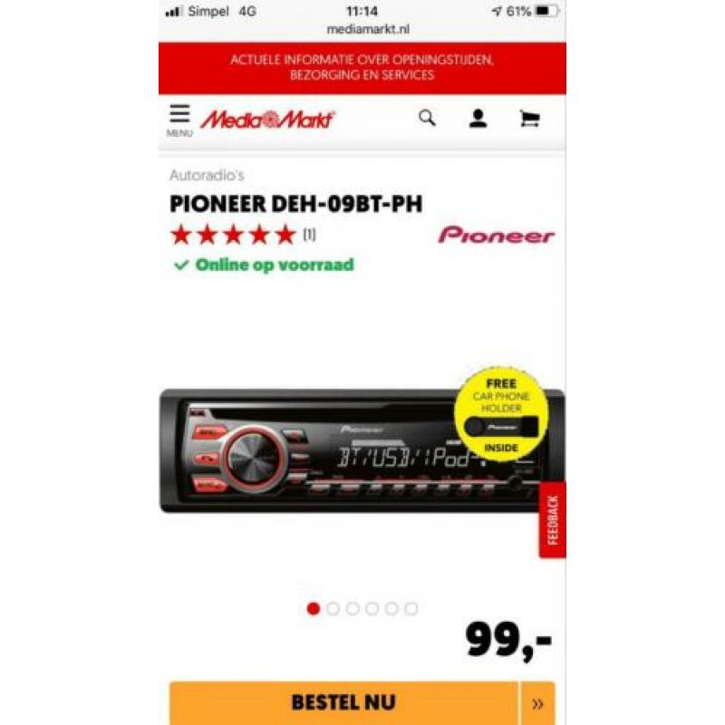 Auto radio pioneer