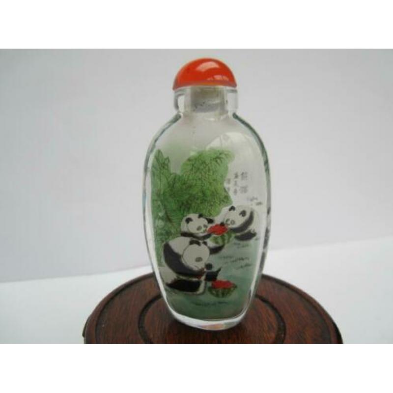 Chinese handbeschilderde snuff bottle, snuifflesje.5331#