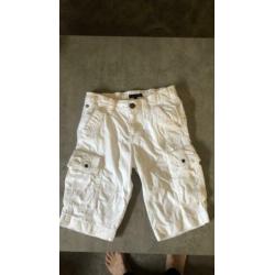 Tommy Hilfiger witte korte broek mt 10