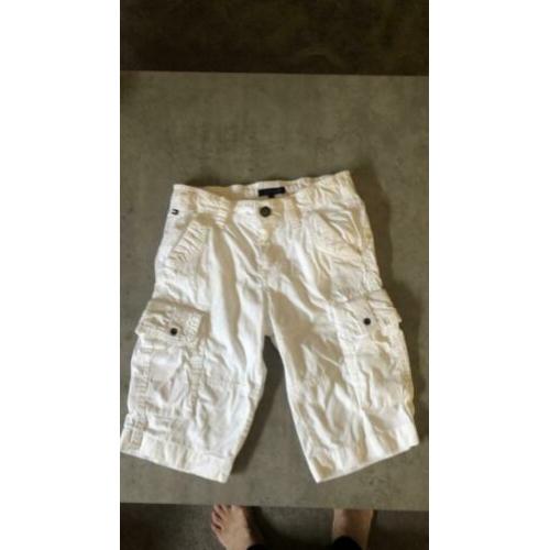 Tommy Hilfiger witte korte broek mt 10