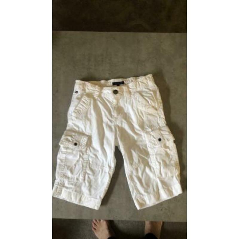 Tommy Hilfiger witte korte broek mt 10