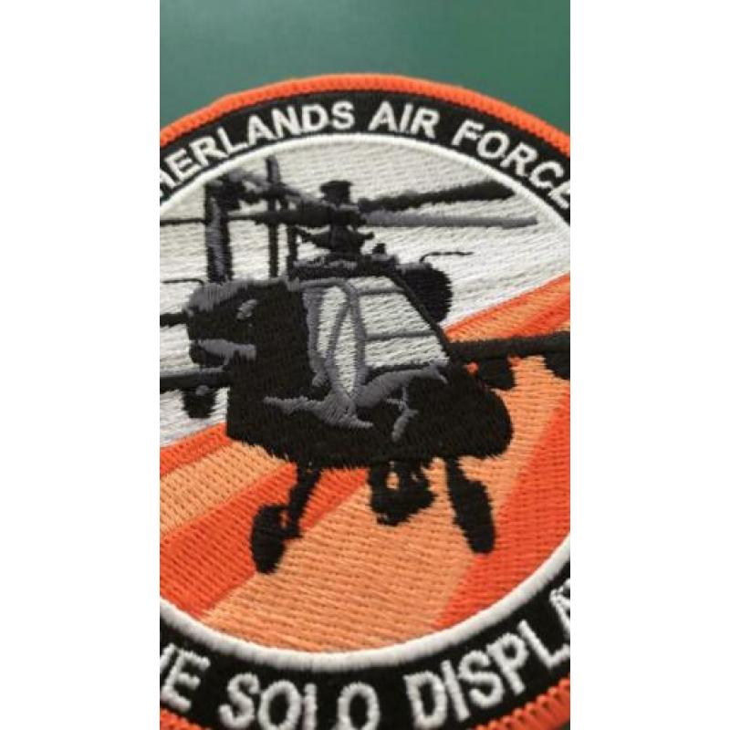 Patch RNLAF AH-64 Apache solo display team 2016