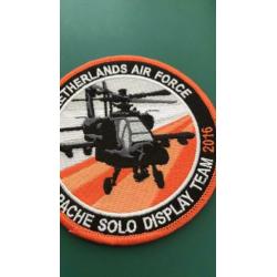 Patch RNLAF AH-64 Apache solo display team 2016