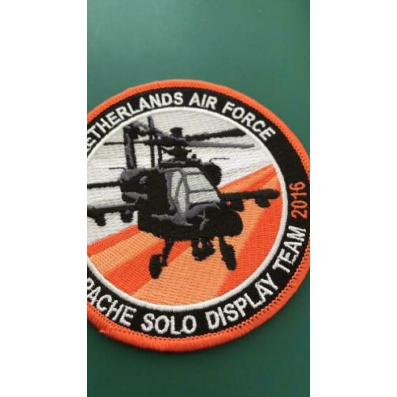 Patch RNLAF AH-64 Apache solo display team 2016