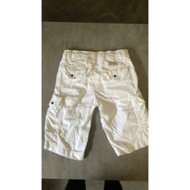 Tommy Hilfiger witte korte broek mt 10