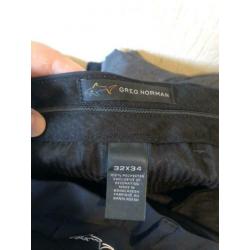 ALS NIEUW: Greg Norman golfbroek, blauw, 32 / 34 heren