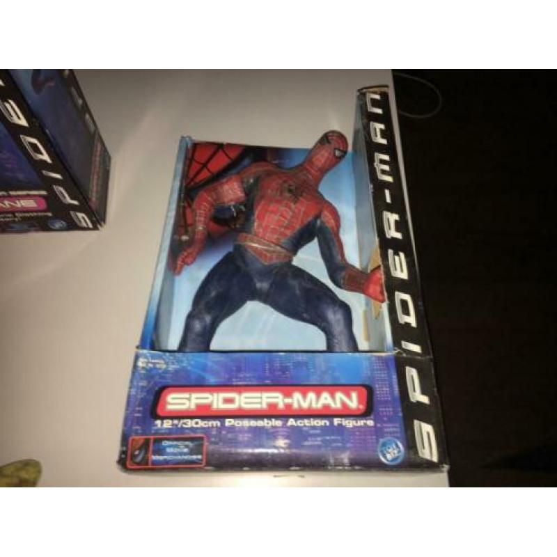 Spiderman en Mary Jane filmpoppen toy biz marvel 30 cm