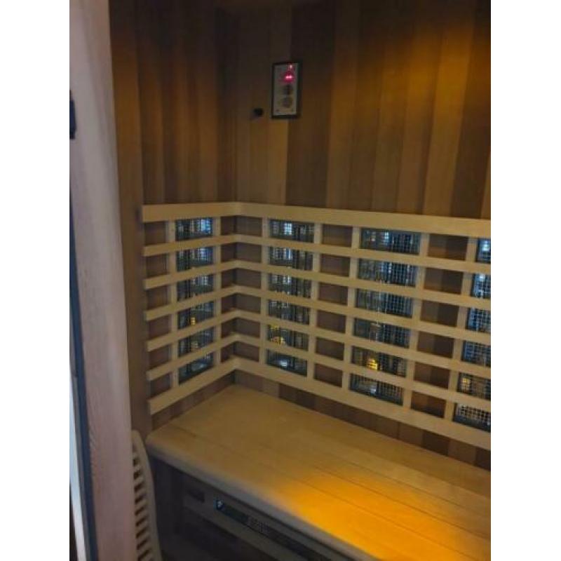 Sauna infrarood 1.80m luxe afwerking