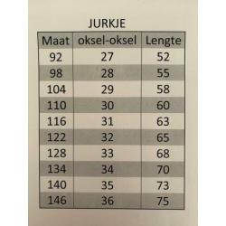 Jurkje met paarden blauw (ook korte mouw mogelijk) maat 104