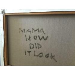 Rachid Ben Ali -Mamma how did it look - origineel topwerk