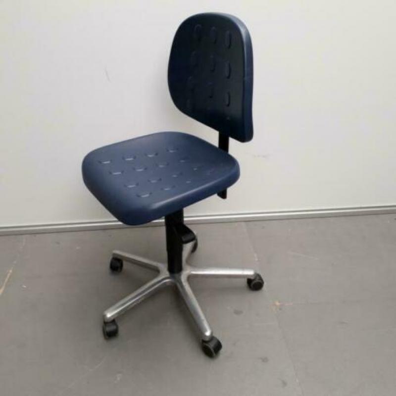 Labkoo bureaustoel blauw werkstoel