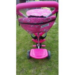 Smartrike 4 in 1 driewieler 665A roze zwart z.g.a.n.