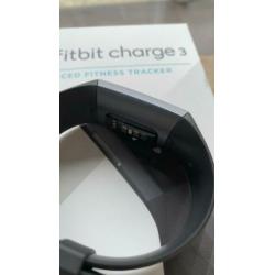 FitBit Charge 3, nieuw. Met extra bandje en oplader