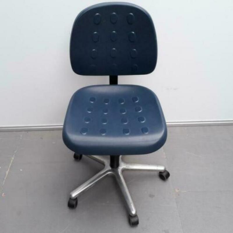 Labkoo bureaustoel blauw werkstoel
